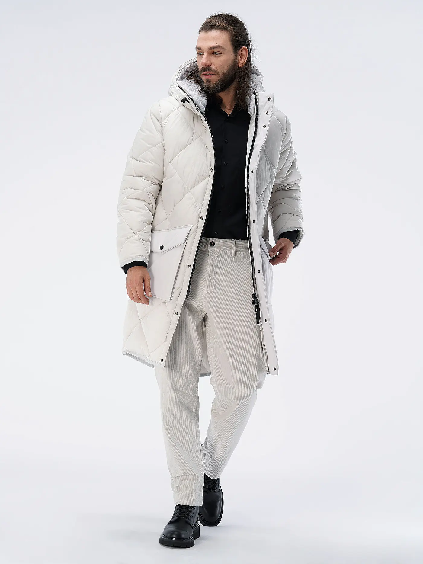 STRELLSON | Parka SURVIVAL | hellgrau